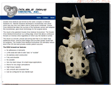 Tablet Screenshot of doubledrivemedical.com